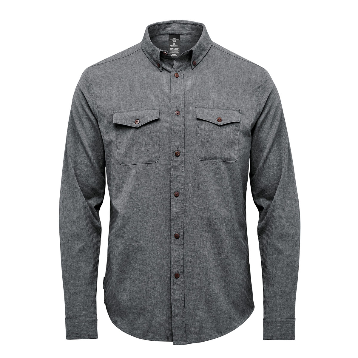 Stormtech Stormtech Men's Azores Quick Dry L/S Shirt - QRT-2 HEATHER GREY