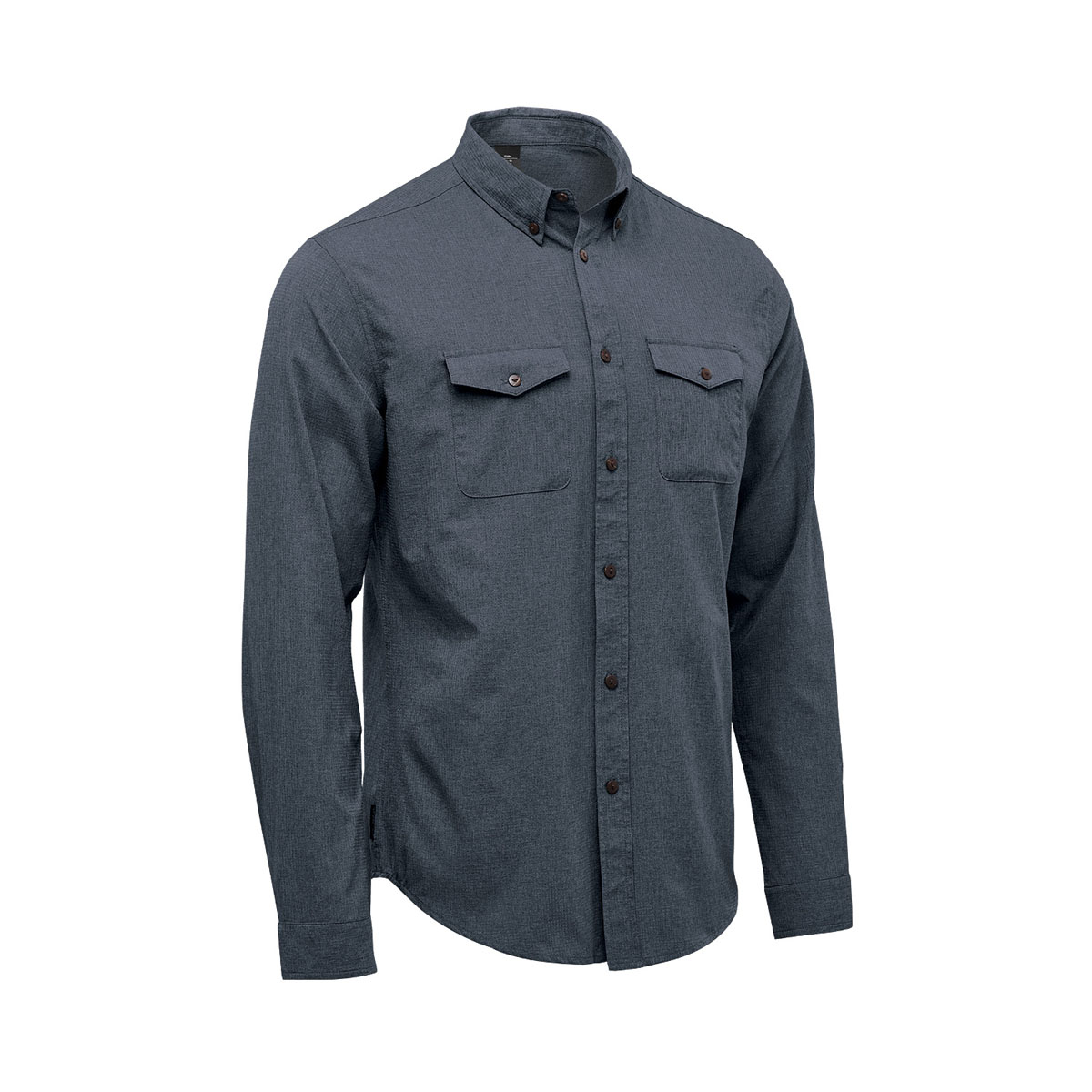 Stormtech Stormtech Men's Azores Quick Dry L/S Shirt - QRT-2 DARK DENIM HEATHER