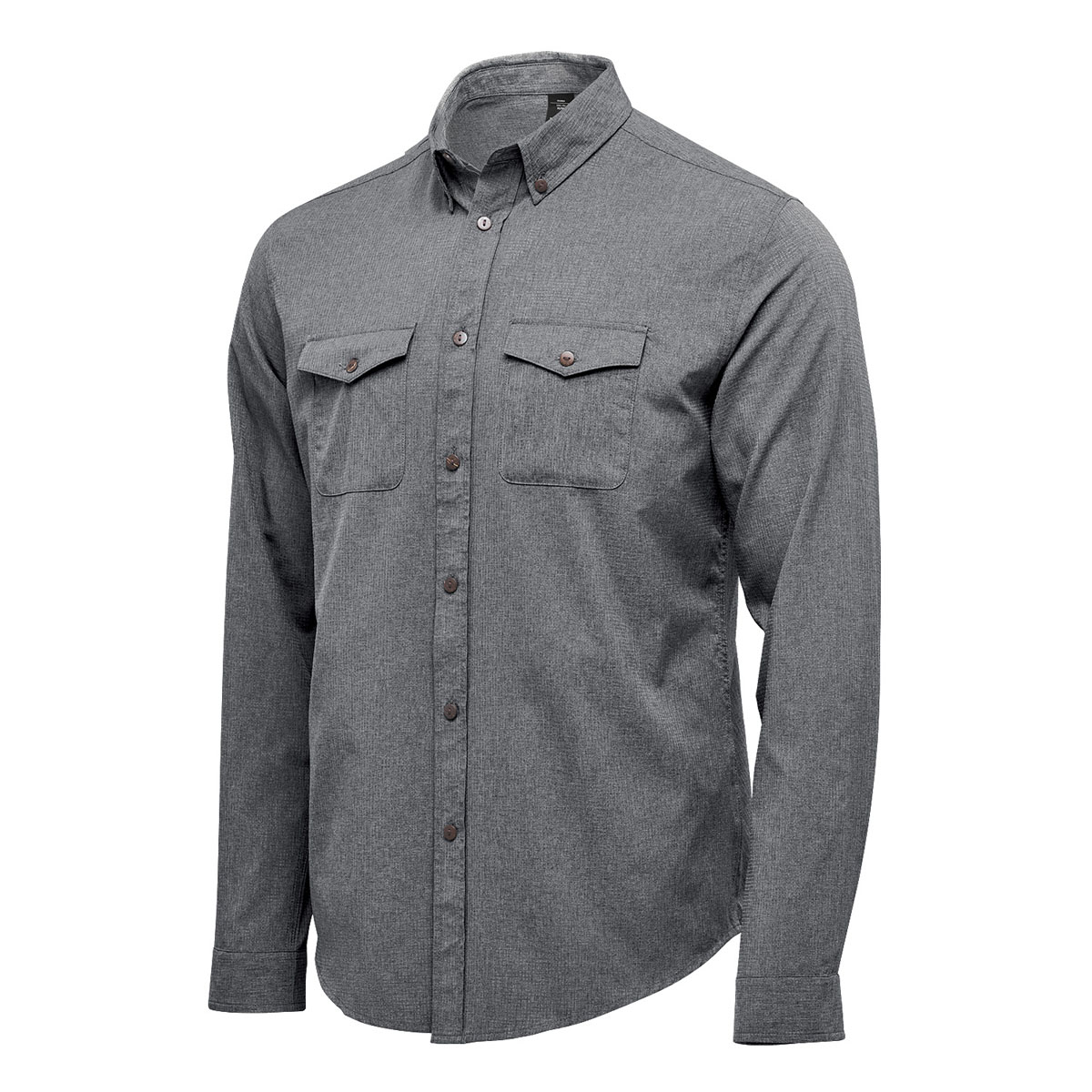 Stormtech Stormtech Men's Azores Quick Dry L/S Shirt - QRT-2 HEATHER GREY