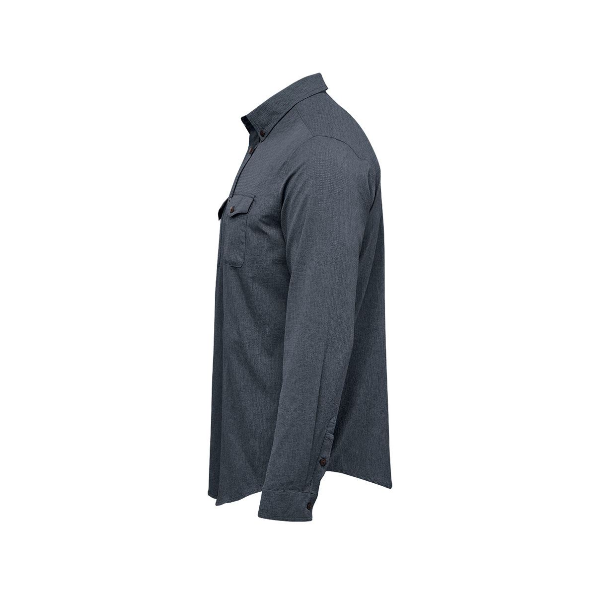 Stormtech Stormtech Men's Azores Quick Dry L/S Shirt - QRT-2 DARK DENIM HEATHER