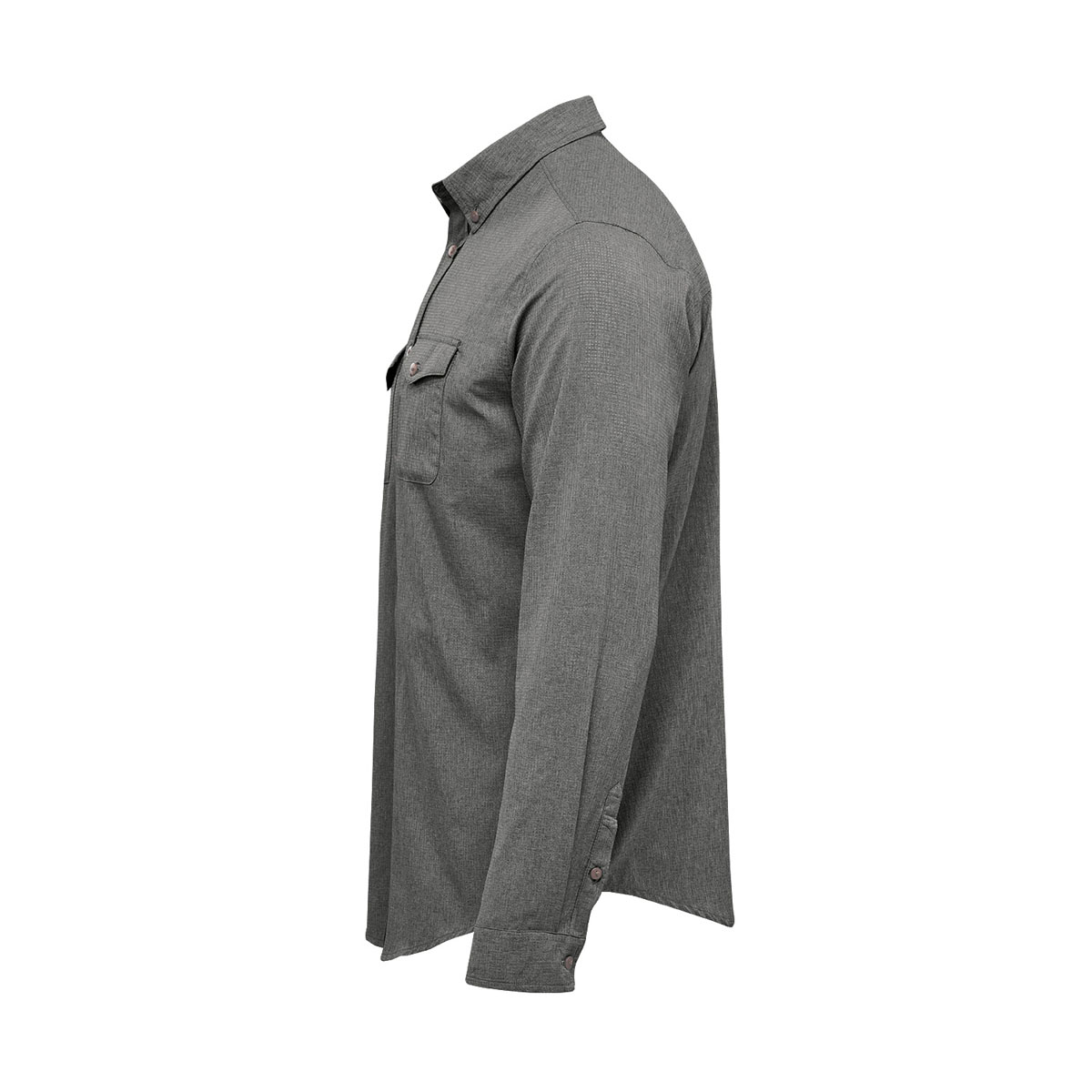 Stormtech Stormtech Men's Azores Quick Dry L/S Shirt - QRT-2 HEATHER GREY