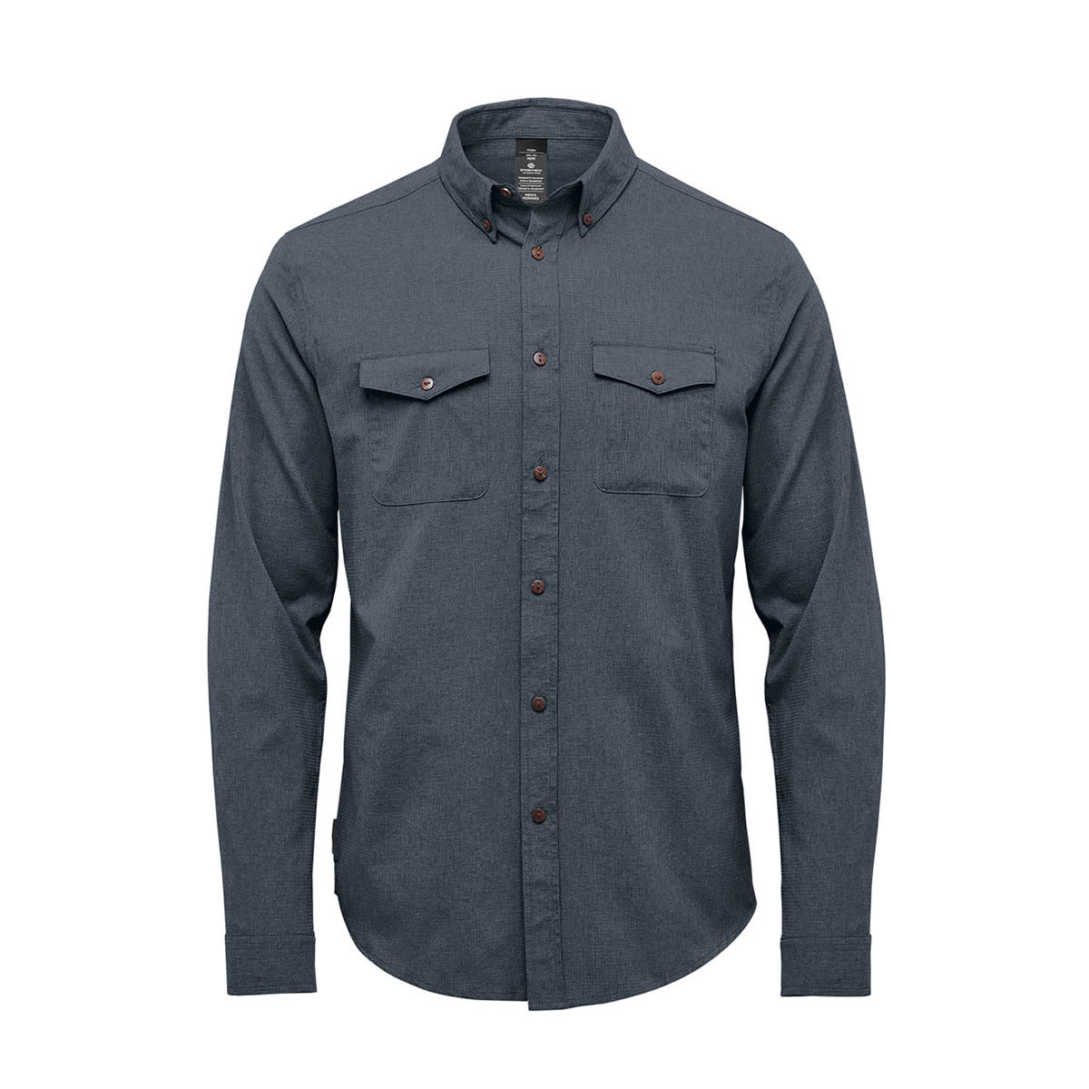 Stormtech Stormtech Men's Azores Quick Dry L/S Shirt - QRT-2 DARK DENIM HEATHER