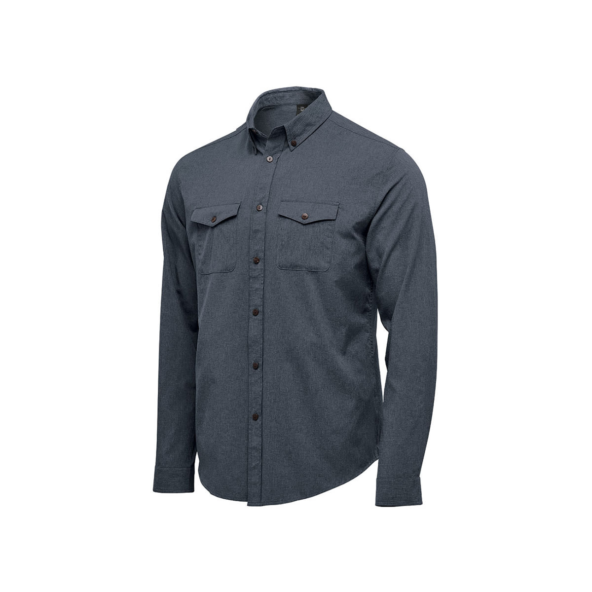 Stormtech Stormtech Men's Azores Quick Dry L/S Shirt - QRT-2 DARK DENIM HEATHER