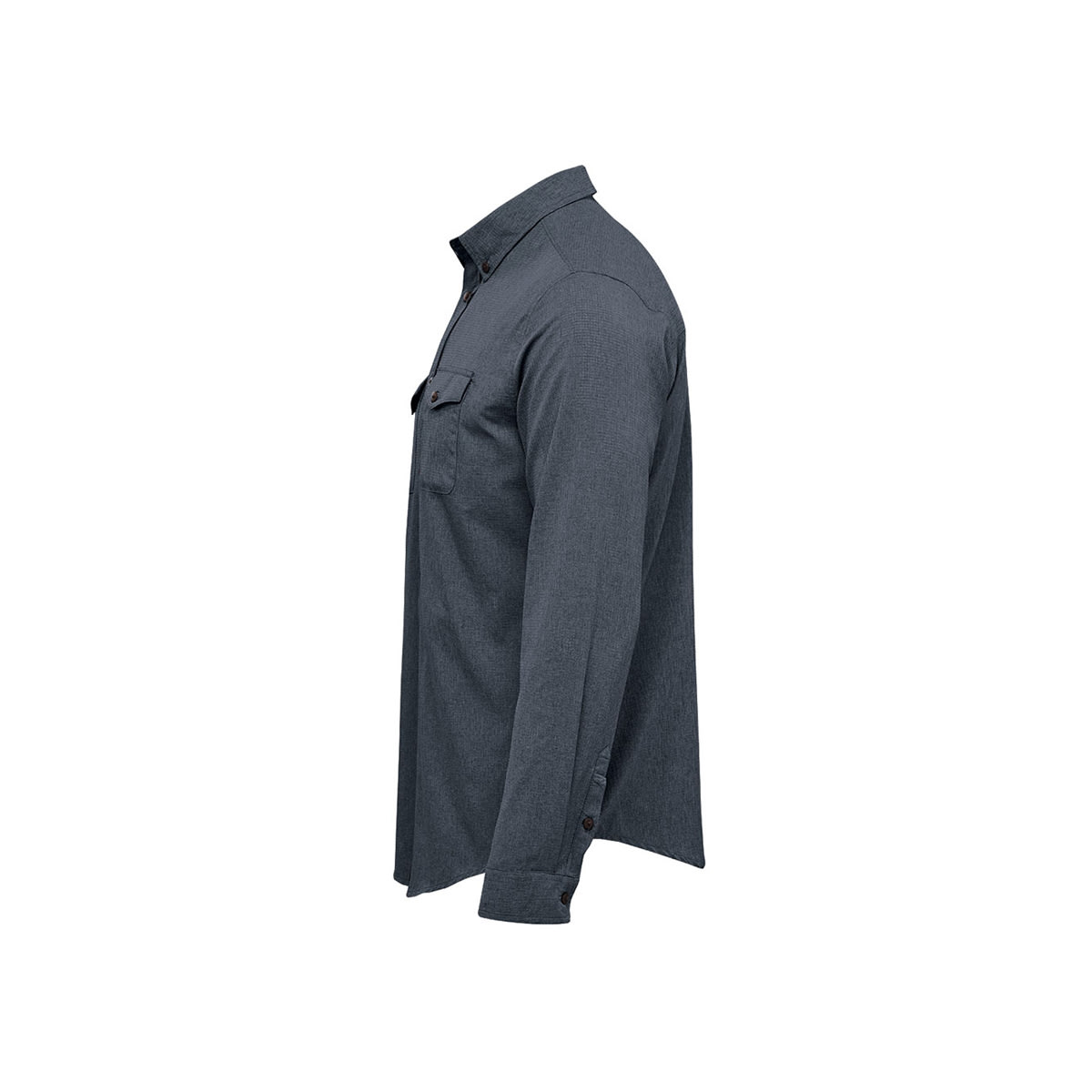 Stormtech Stormtech Men's Azores Quick Dry L/S Shirt - QRT-2 DARK DENIM HEATHER