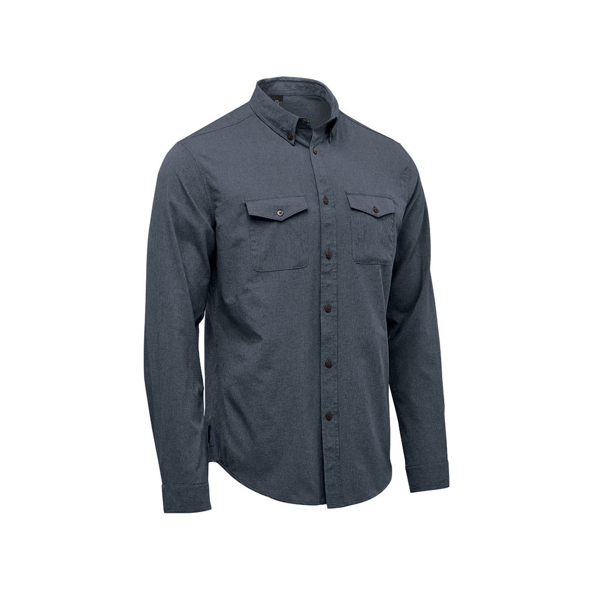 Stormtech Stormtech Men's Azores Quick Dry L/S Shirt - QRT-2 DARK DENIM HEATHER