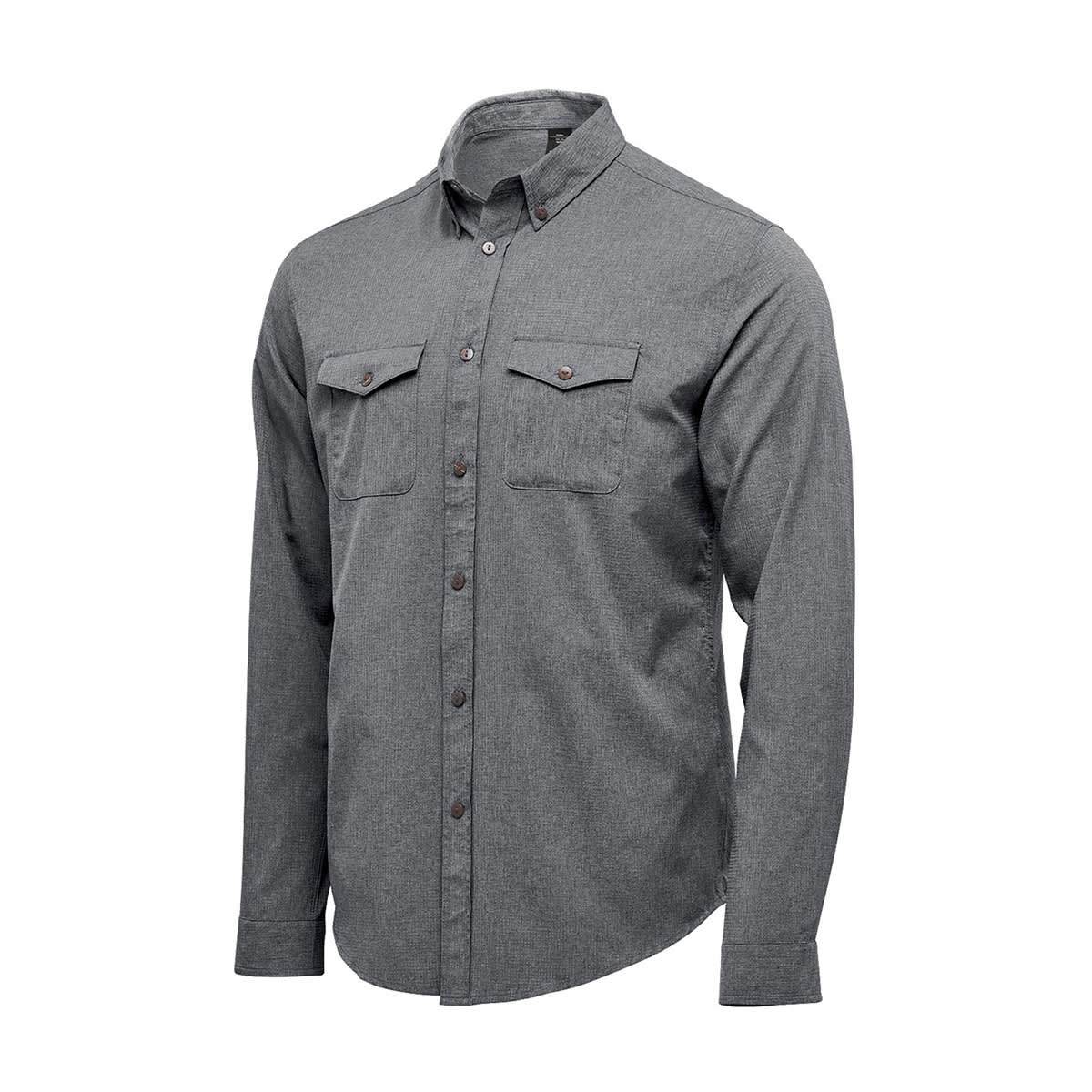 Stormtech Stormtech Men's Azores Quick Dry L/S Shirt - QRT-2 HEATHER GREY