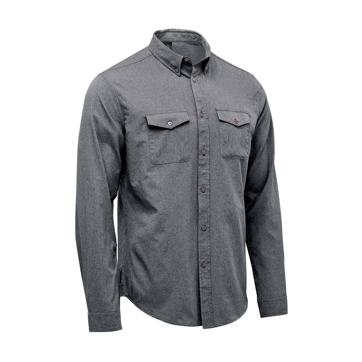 Stormtech Stormtech Men's Azores Quick Dry L/S Shirt - QRT-2 HEATHER GREY