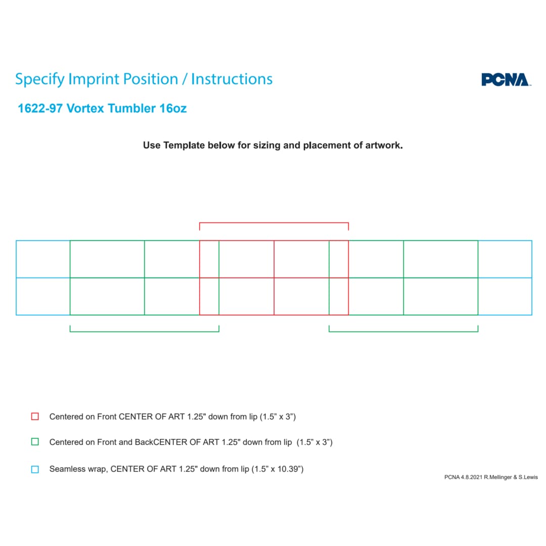 Vortex Tumbler 16oz - 1622-97 Clear