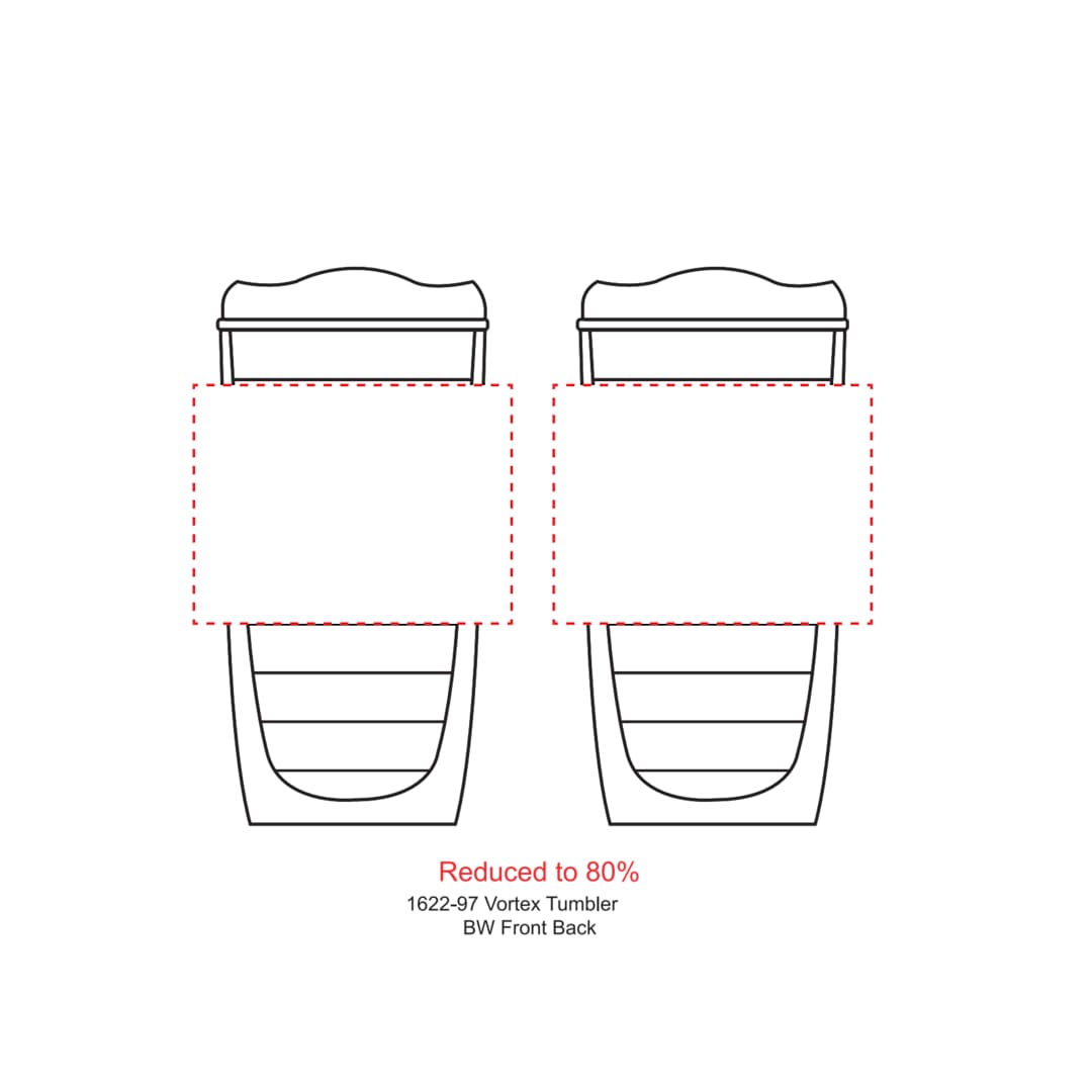 Vortex Tumbler 16oz - 1622-97 Clear