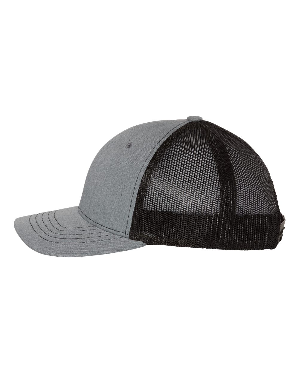 Richardson Youth Trucker Snapback Cap - 112Y Heather Grey- Black