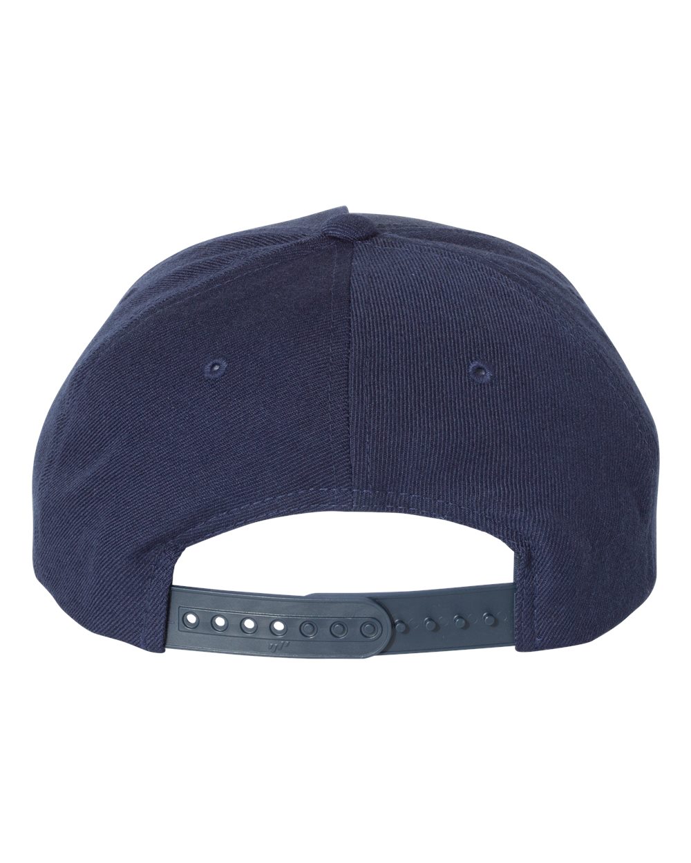 YP Classics Premium Five-Panel Curved Bill Snapback Cap - 5789M Navy
