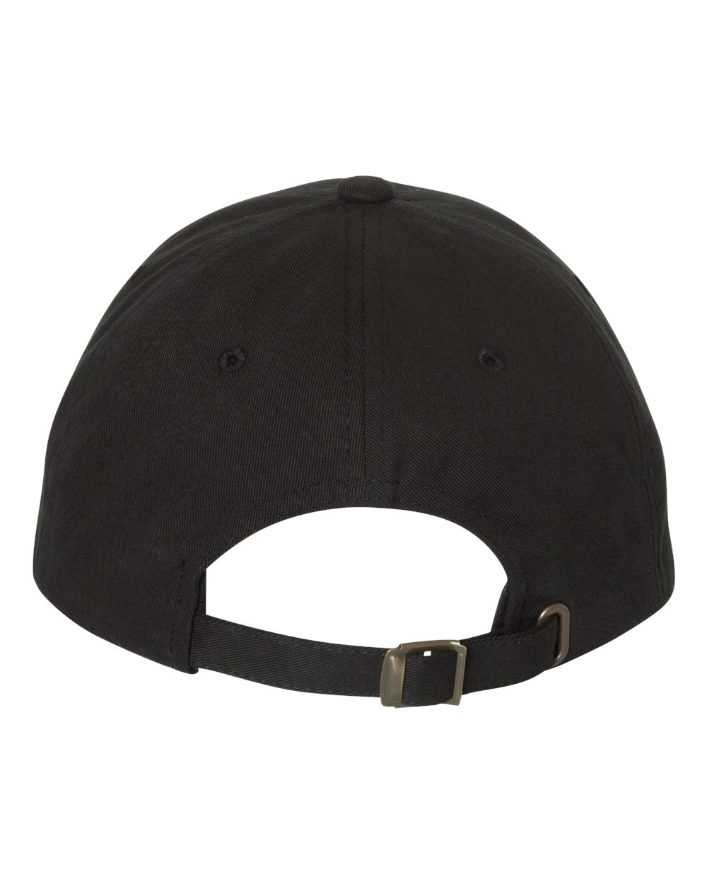 YP Classics Peached Cotton Twill Dad Hat - 6245PT Black