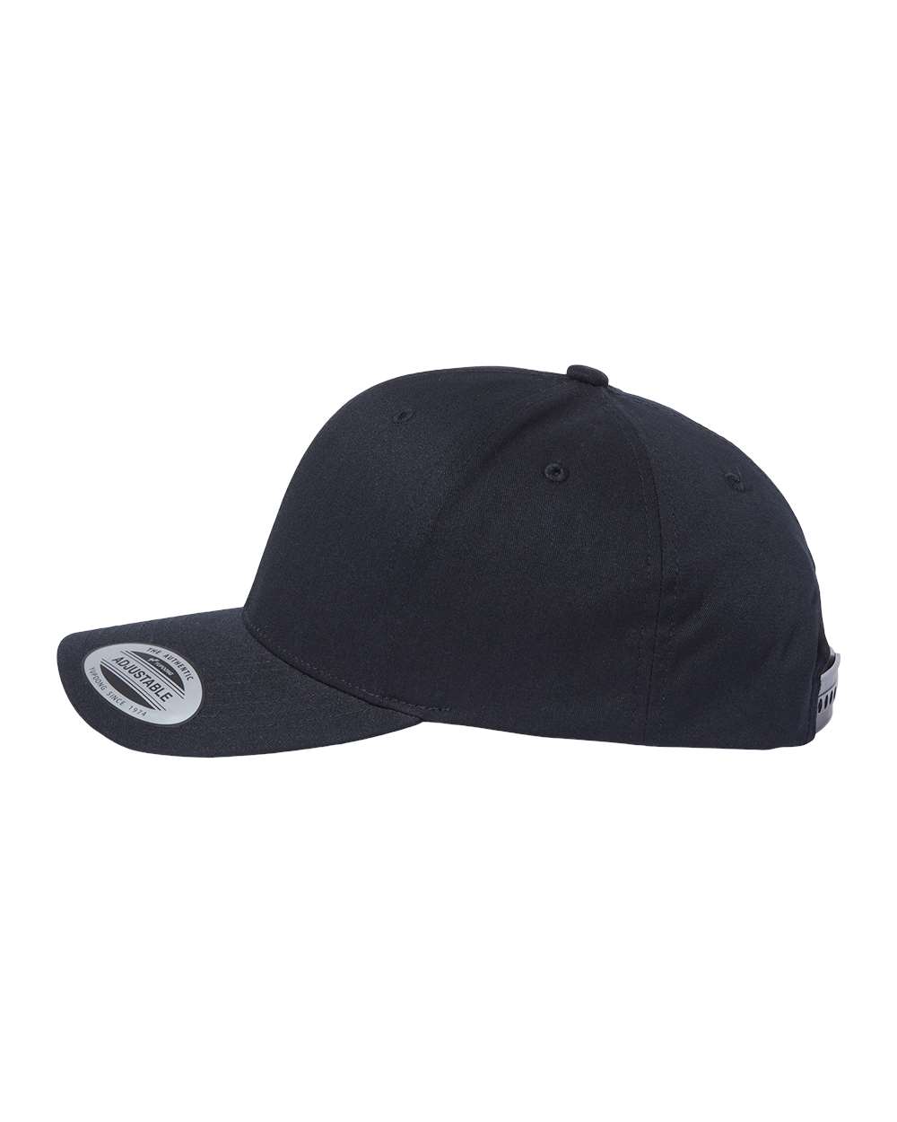 YP Classics CVC Snapback Cap - 6389 Black