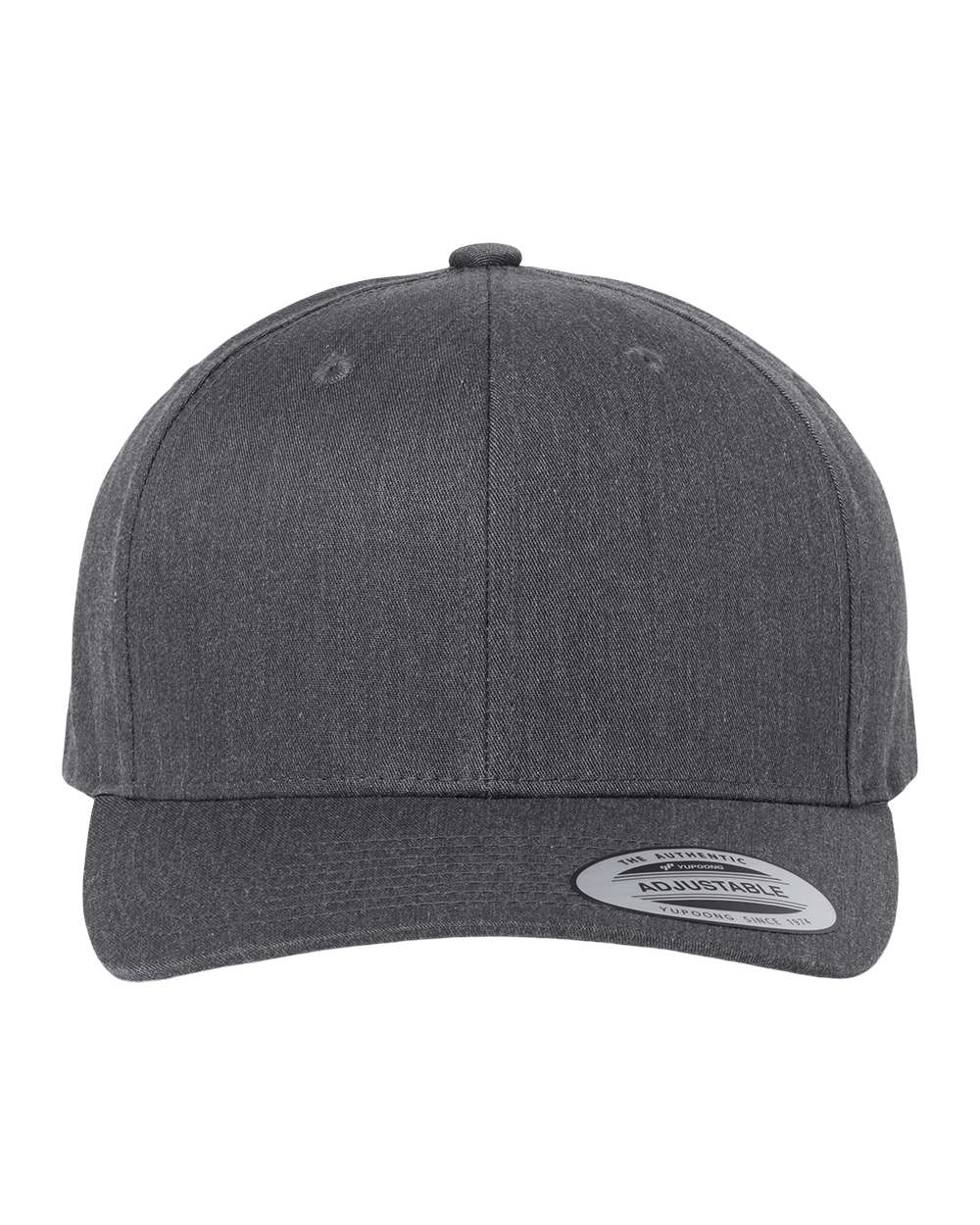 YP Classics CVC Snapback Cap - 6389 Dark Heather Grey