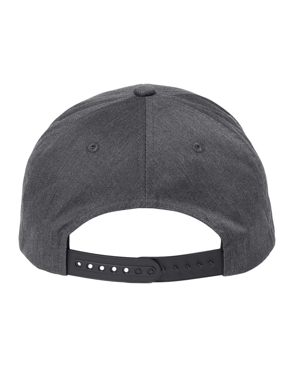 YP Classics CVC Snapback Cap - 6389 Dark Heather Grey