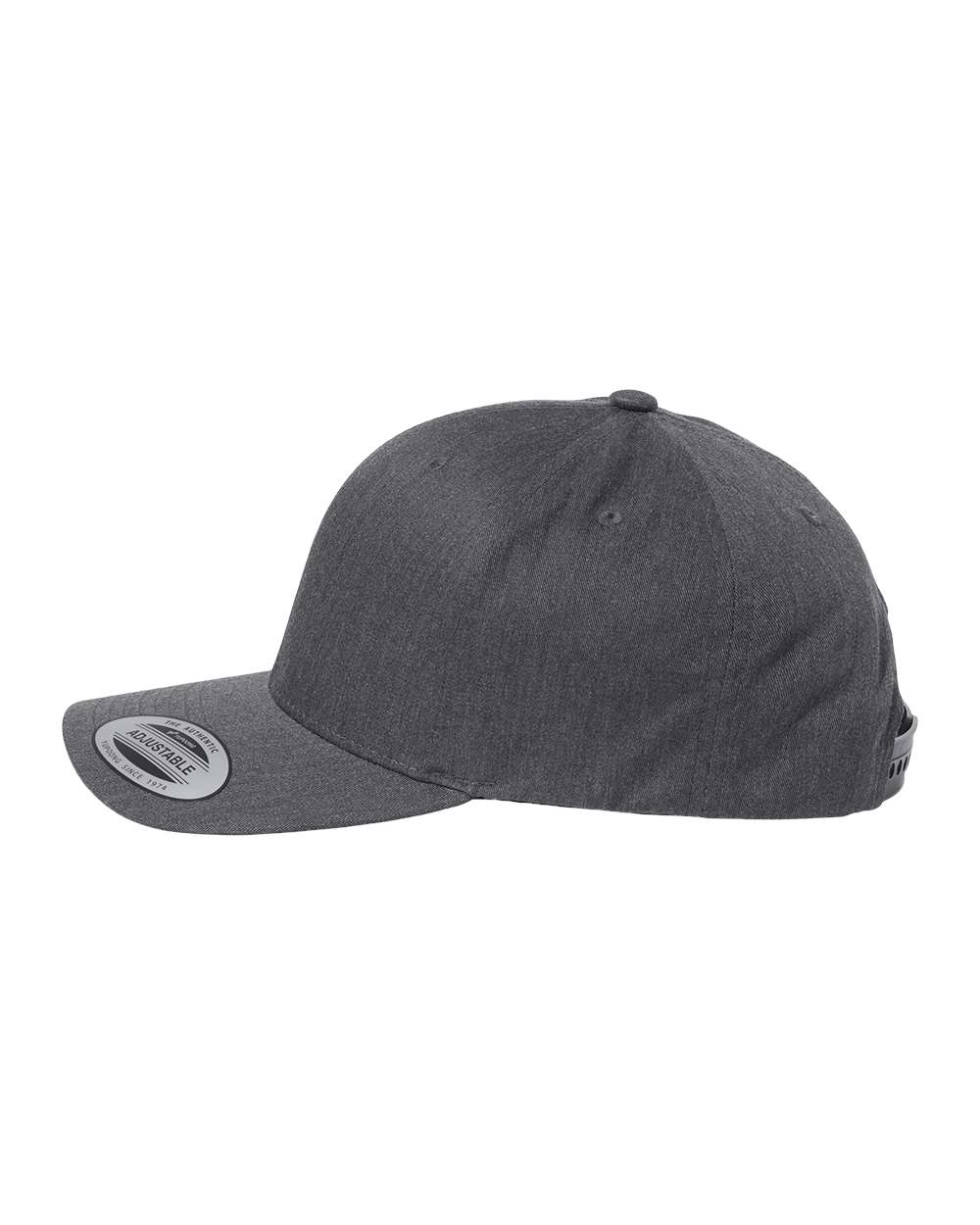 YP Classics CVC Snapback Cap - 6389 Dark Heather Grey