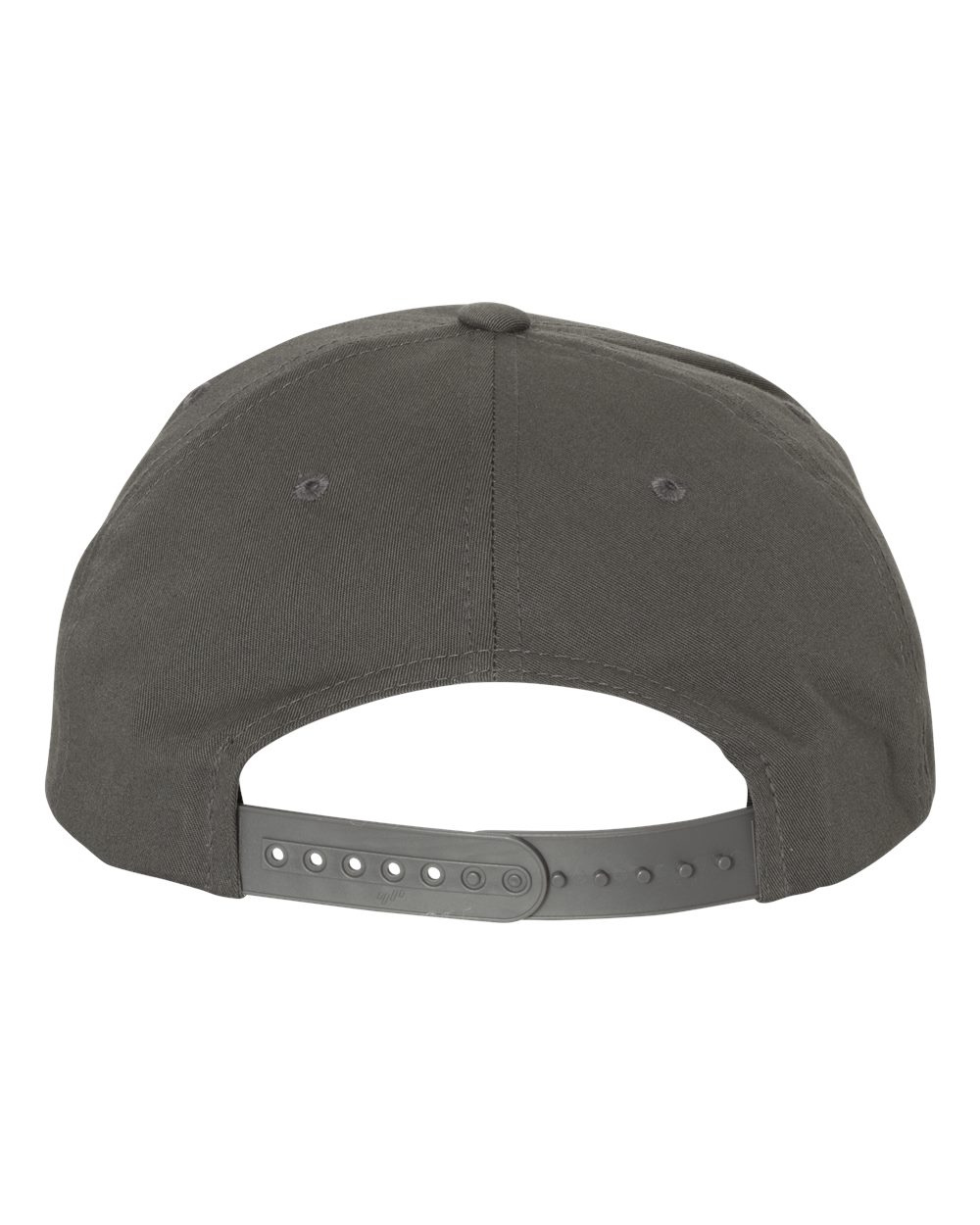 YP Classics Lightly-Structured Five-Panel Snapback Cap - 6502 Charcoal