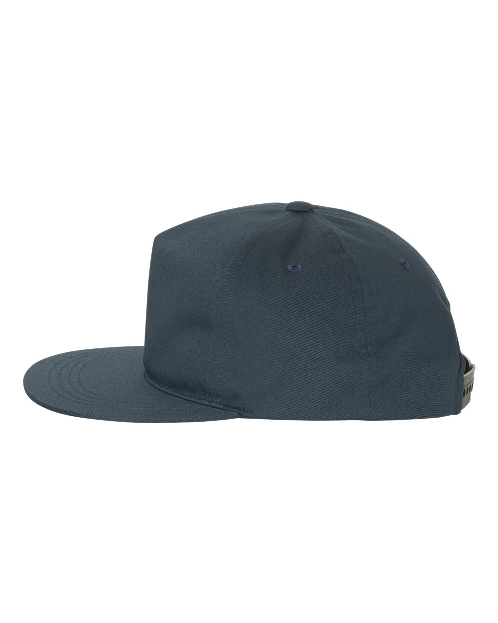 YP Classics Lightly-Structured Five-Panel Snapback Cap - 6502 Navy