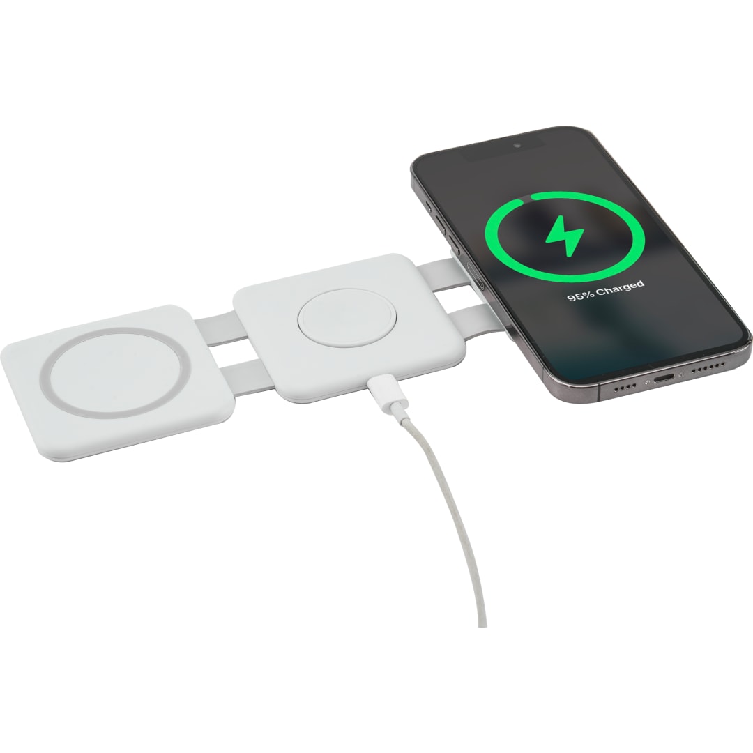  3-in-1 Power Fold 15W MagClick™ Wireless Chargers - 7143-61