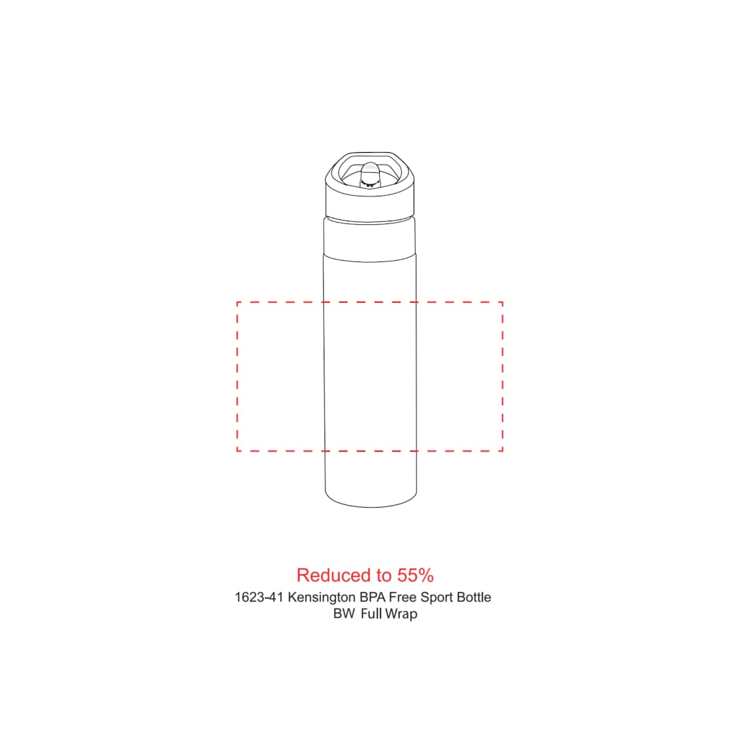 Kensington BPA Free Tritan™ Sport Bottle 20oz - 1623-41 Clear