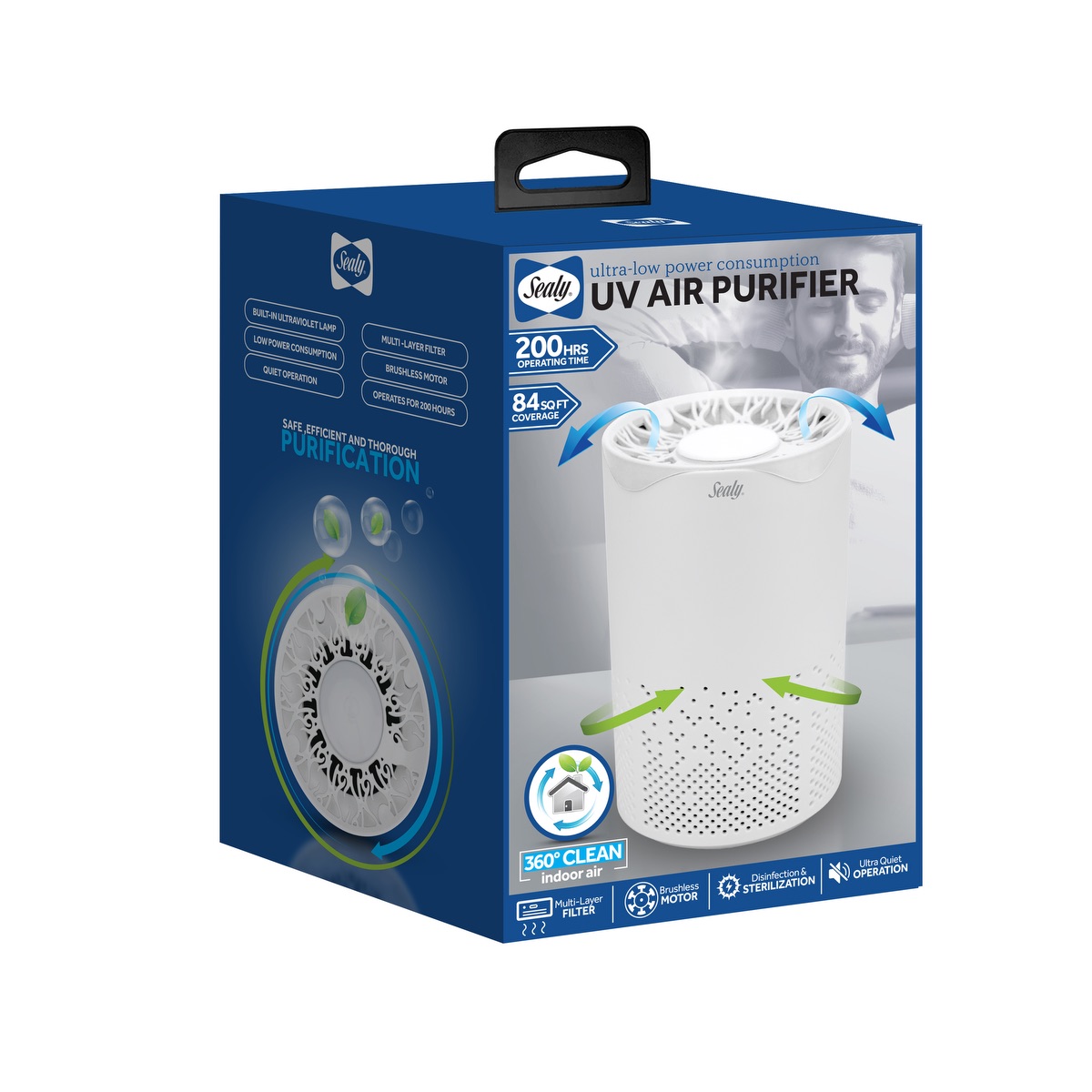 Sealy Sealy® UV Air Purifier - EBY19 White