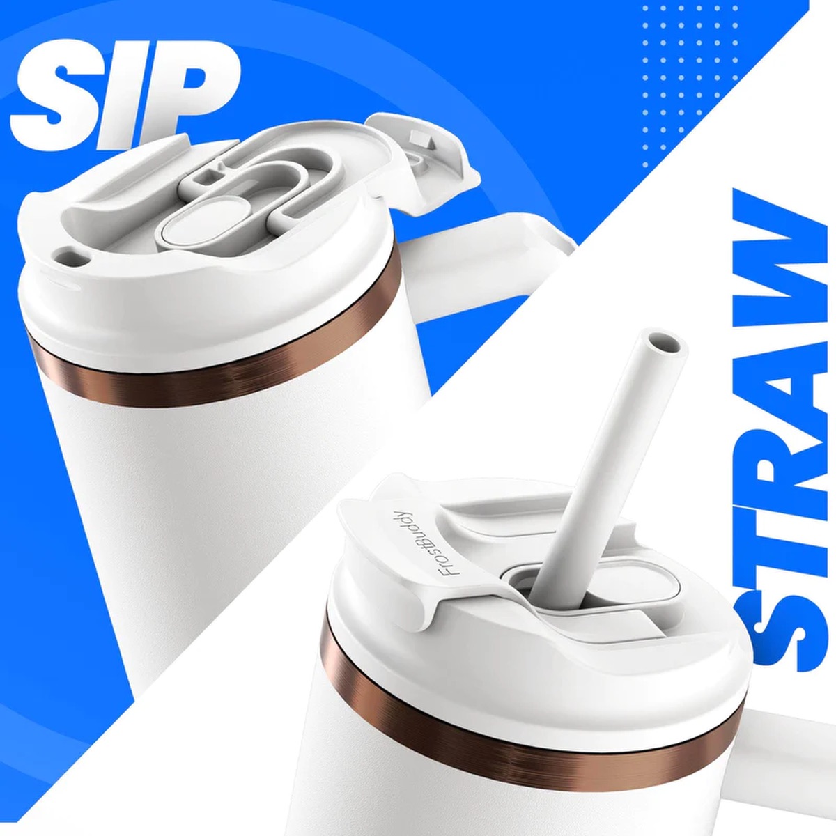 Frost Buddy Frost Buddy® 40oz Thicc Buddy - FB740 White