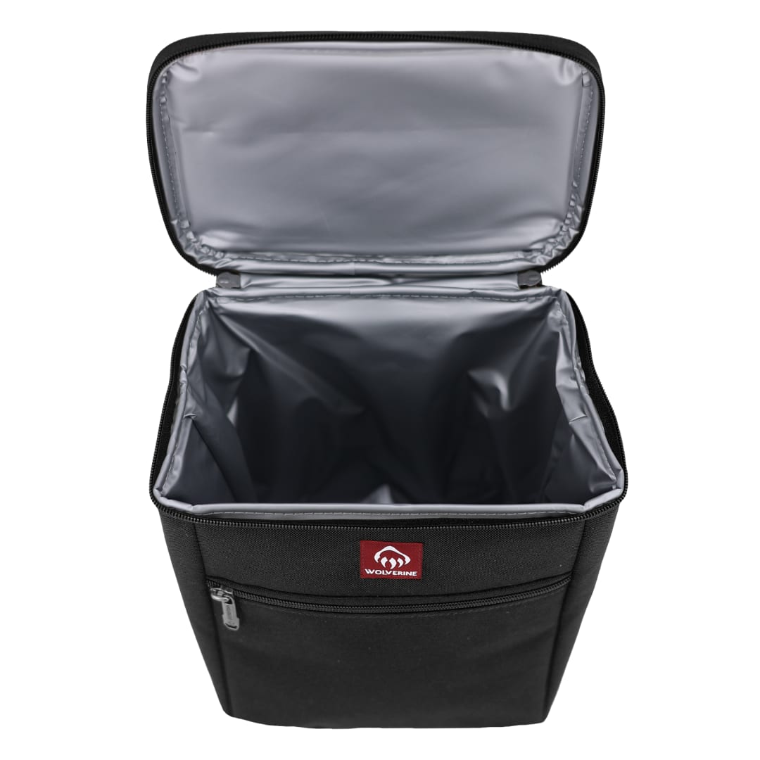 Wolverine Wolverine Vertical 12 Can Cooler - 1883-02 Black