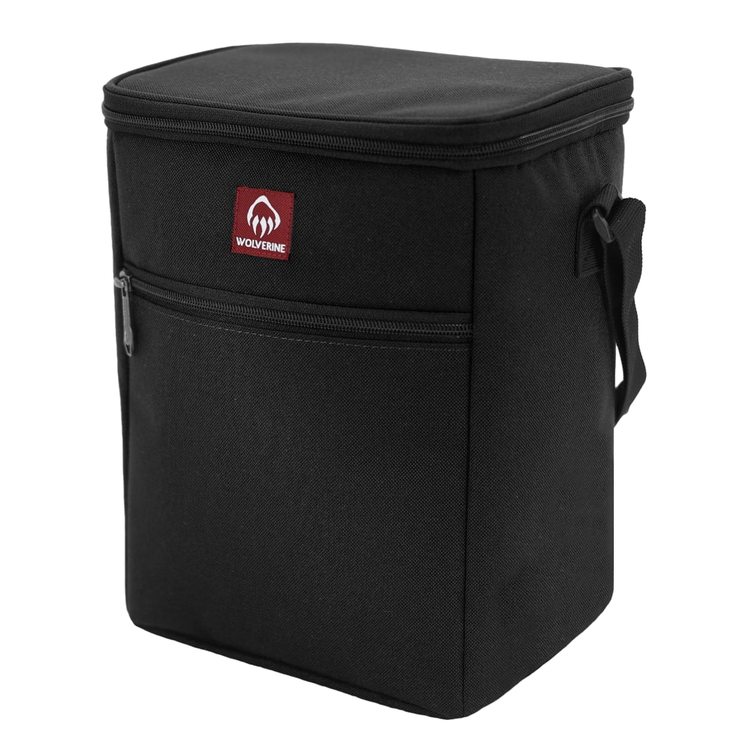 Wolverine Wolverine Vertical 12 Can Cooler - 1883-02 Black