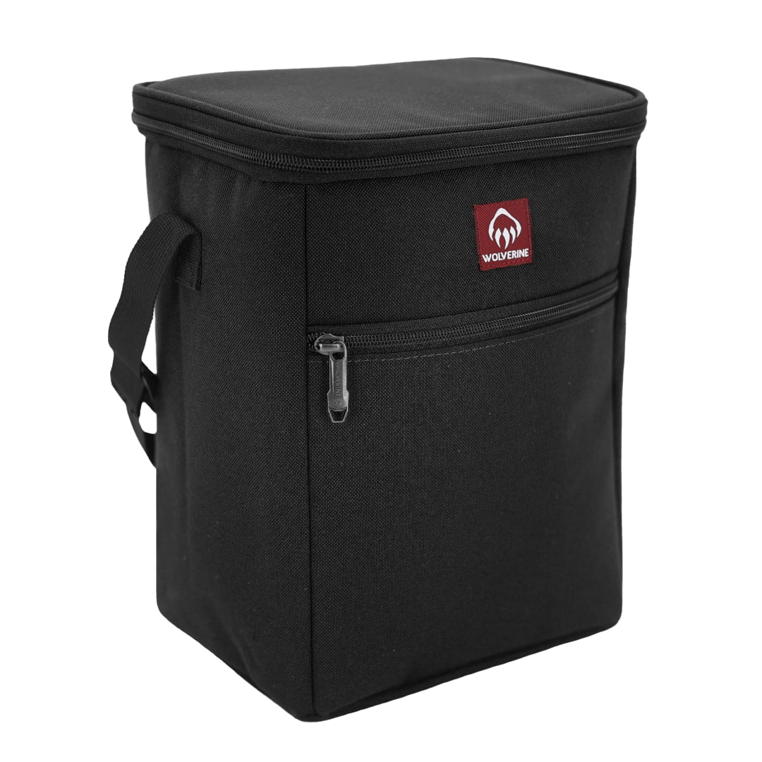 Wolverine Wolverine Vertical 12 Can Cooler - 1883-02 Black