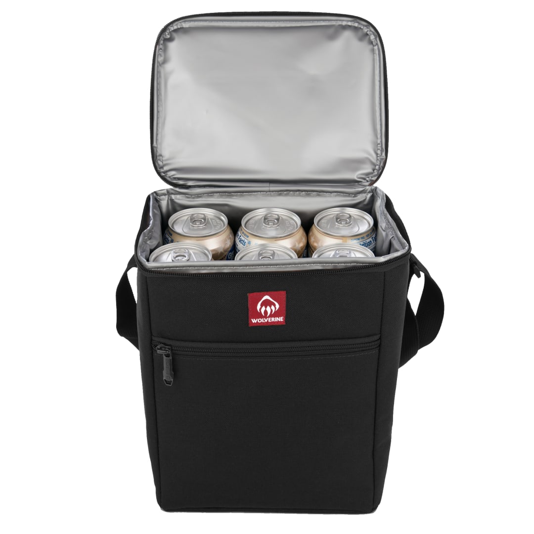 Wolverine Wolverine Vertical 12 Can Cooler - 1883-02 Black