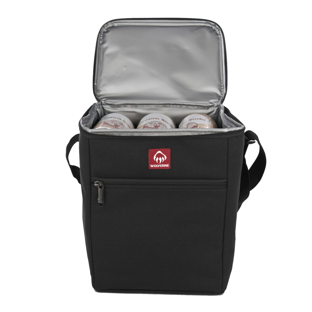 Wolverine Wolverine Vertical 12 Can Cooler - 1883-02 Black