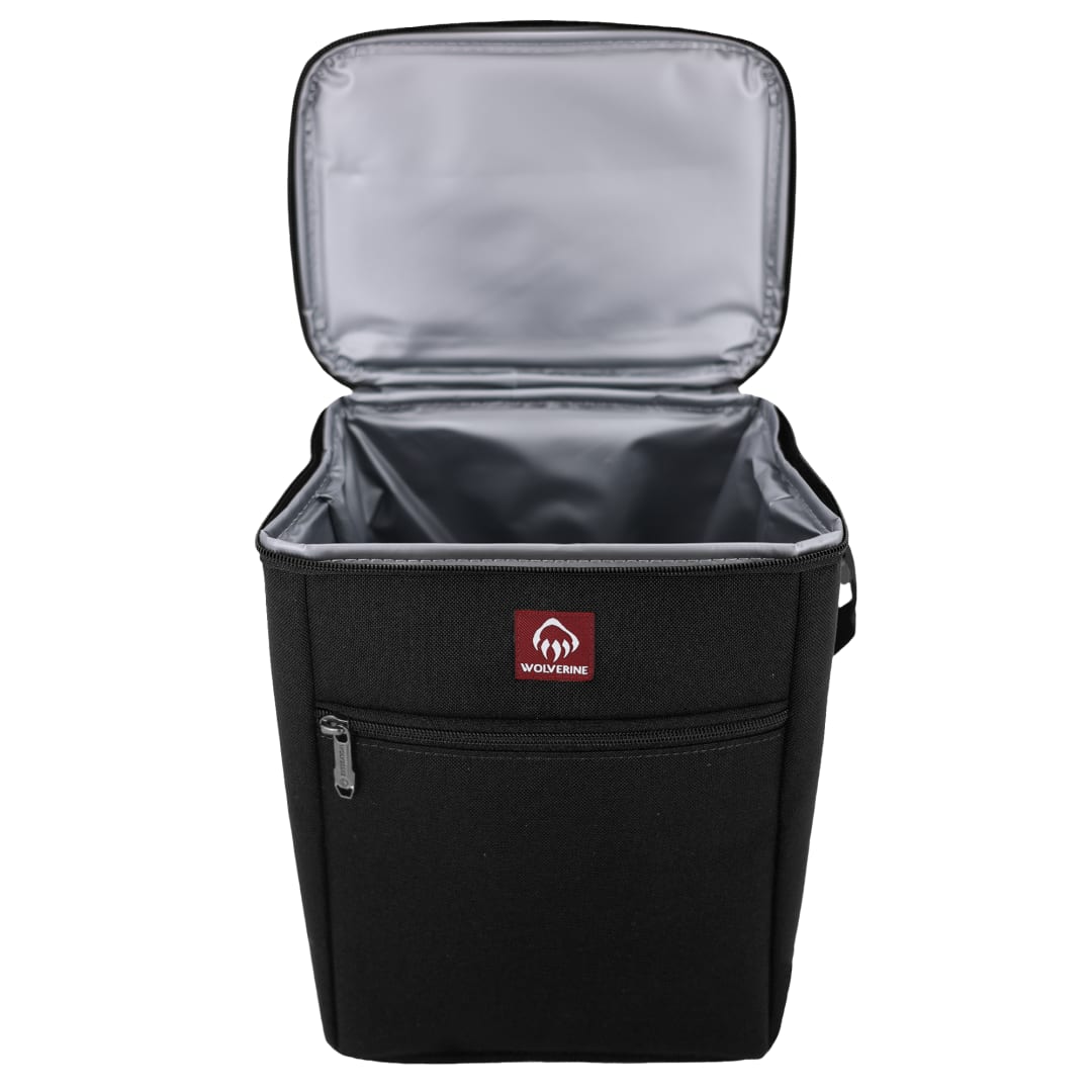 Wolverine Wolverine Vertical 12 Can Cooler - 1883-02 Black