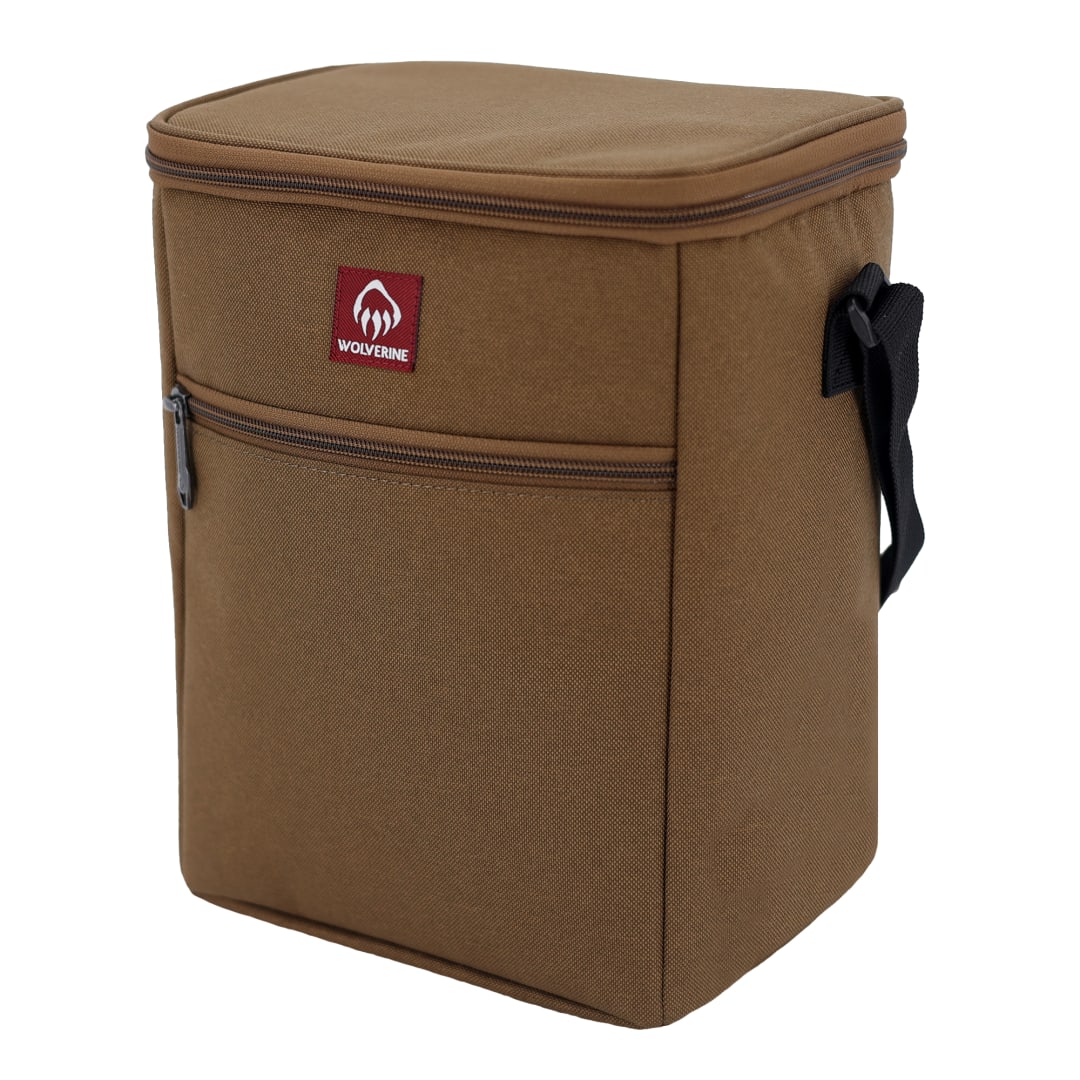 Wolverine Wolverine Vertical 12 Can Cooler - 1883-02 Brown
