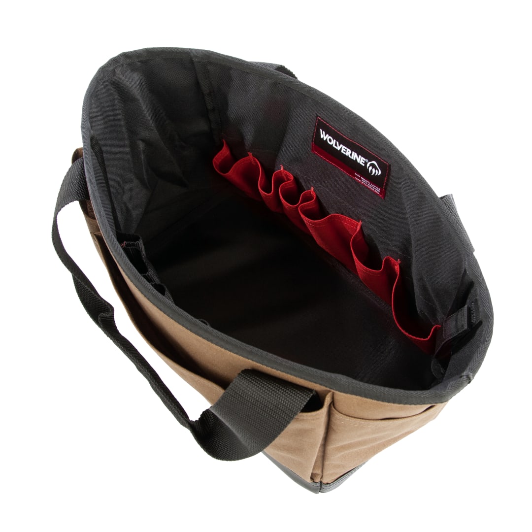 Wolverine Wolverine 13&quot; 17-Pocket Tool Tote - 1883-09 Brown