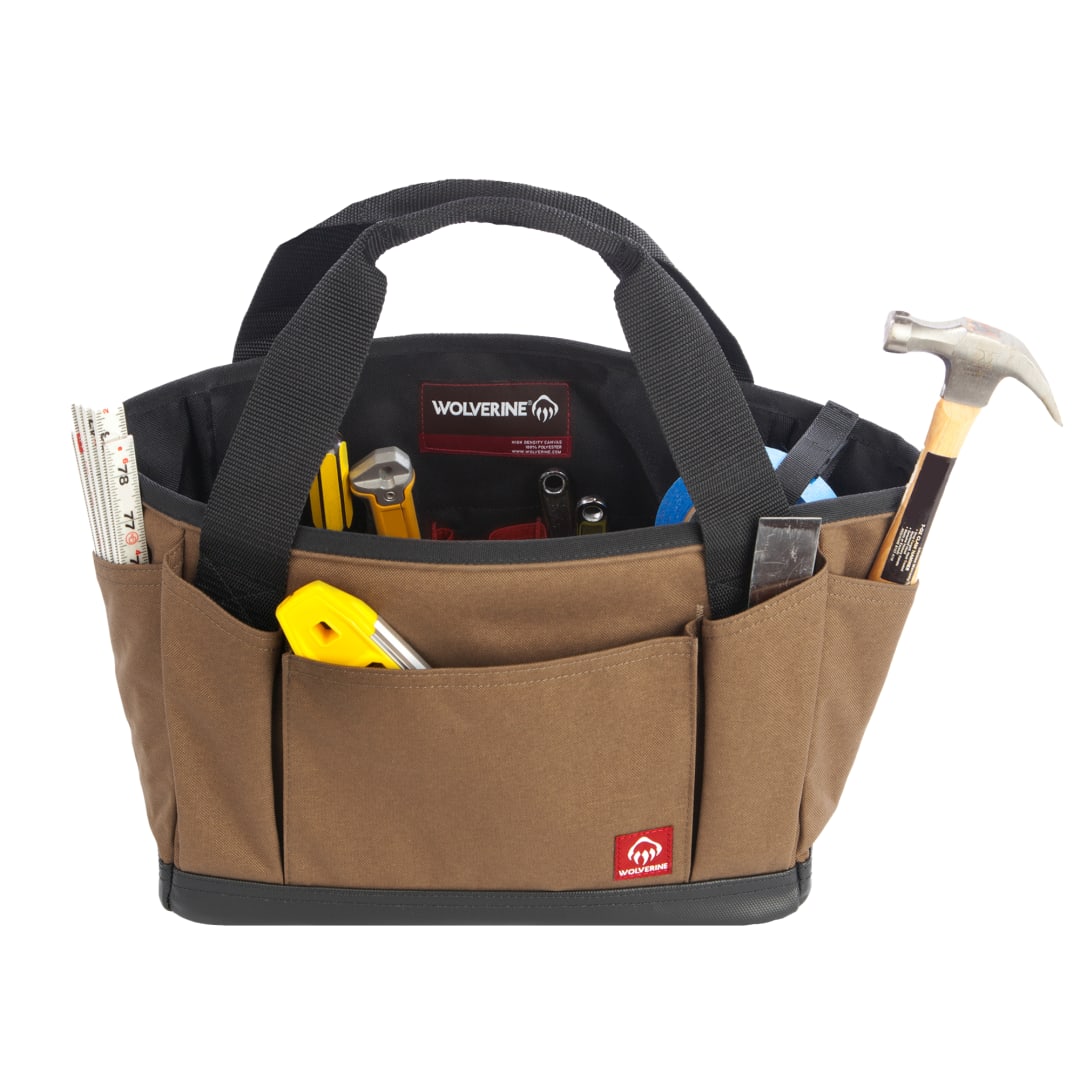 Wolverine Wolverine 13&quot; 17-Pocket Tool Tote - 1883-09 Brown