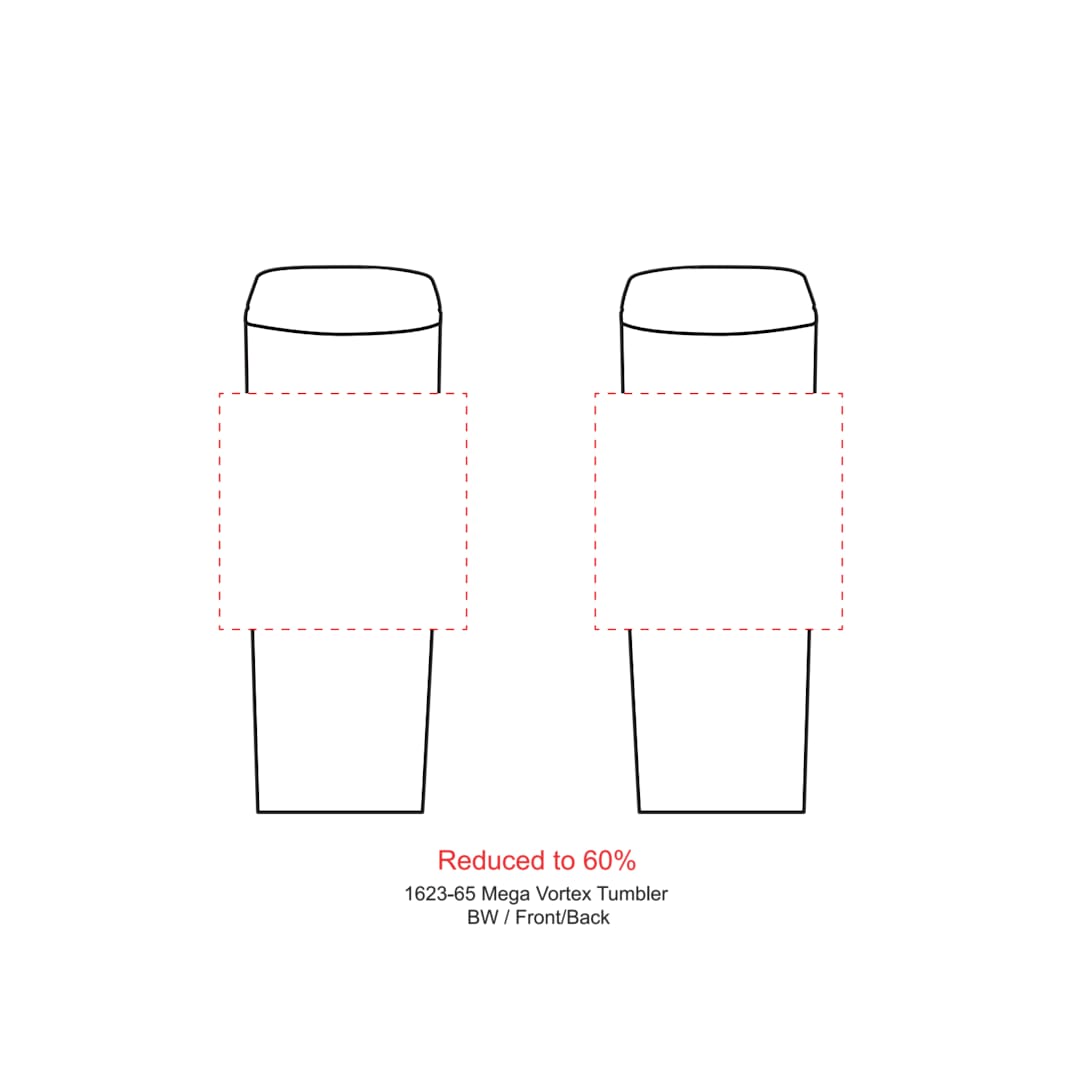 Mega Vortex Tumbler 24oz - 1623-65 Clear