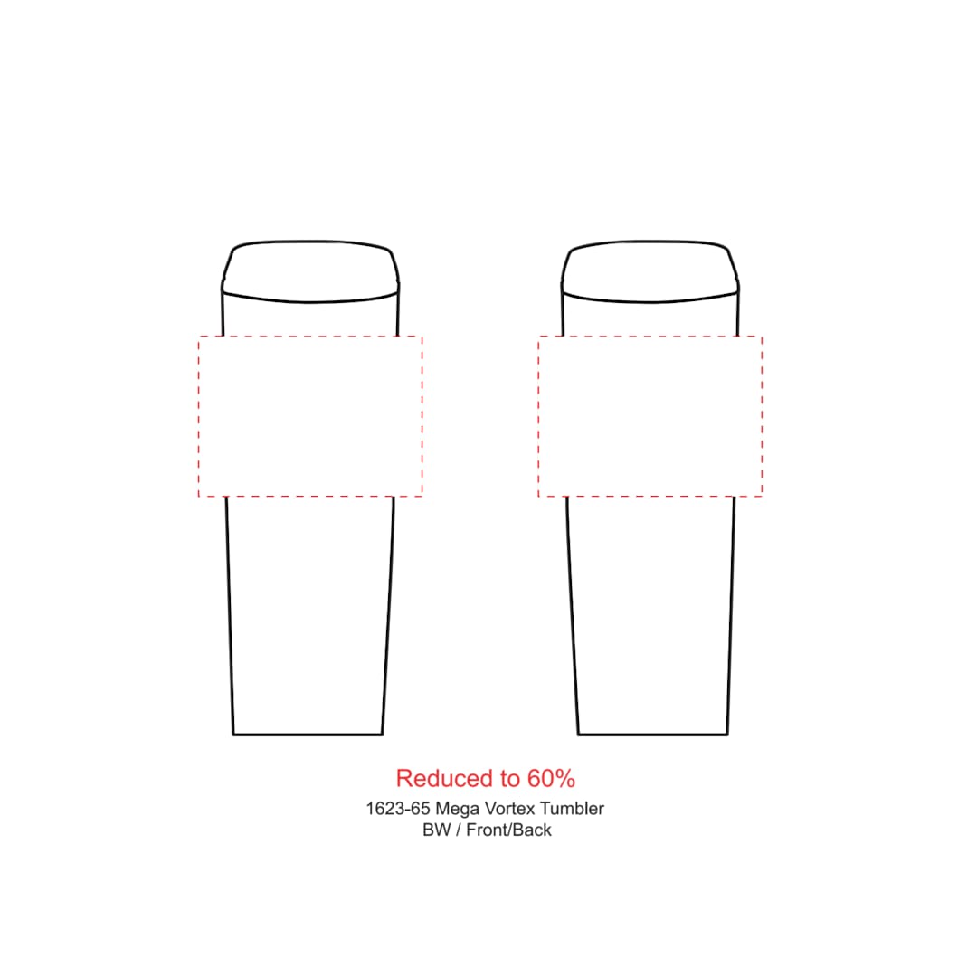 Mega Vortex Tumbler 24oz - 1623-65 Clear