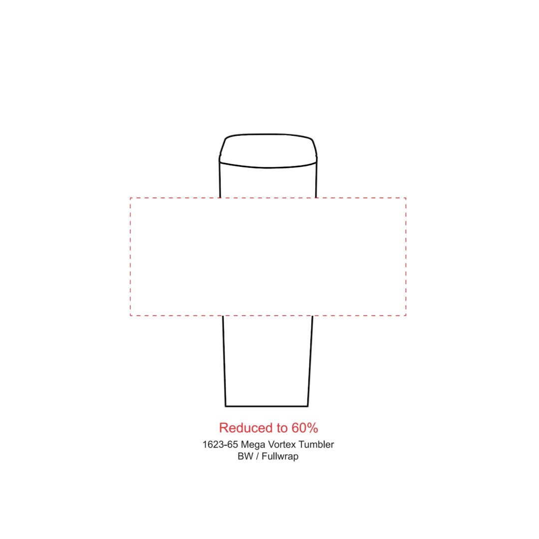Mega Vortex Tumbler 24oz - 1623-65 Clear