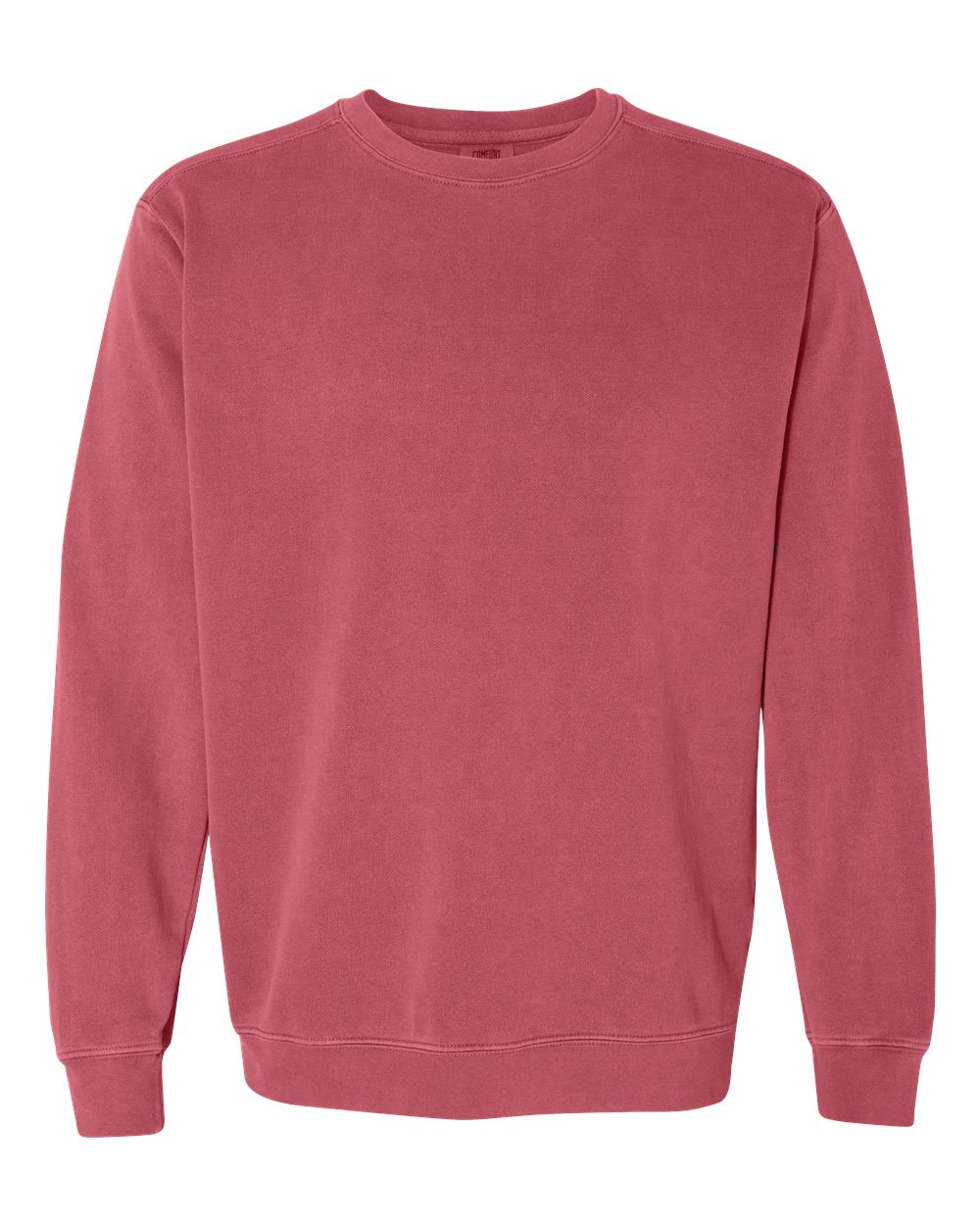 Comfort Colors Unisex Garment-Dyed Crewneck Sweatshirt - 1566 Crimson