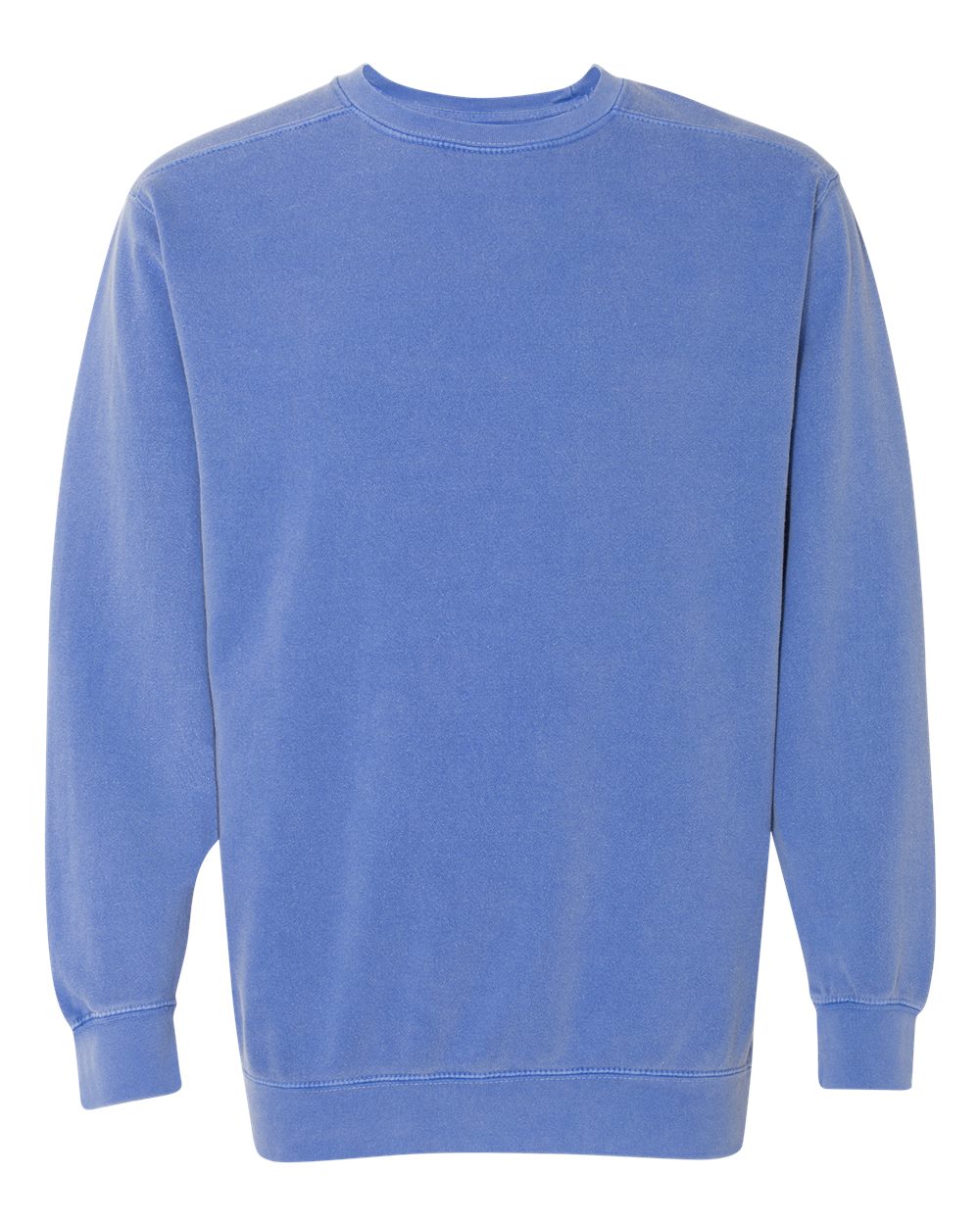 Comfort Colors Unisex Garment-Dyed Crewneck Sweatshirt - 1566 Flo Blue