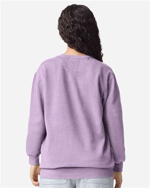 Comfort Colors Unisex Garment-Dyed Crewneck Sweatshirt - 1566 Orchid