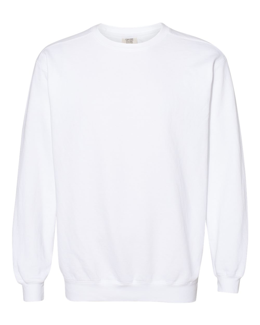 Comfort Colors Unisex Garment-Dyed Crewneck Sweatshirt - 1566 White