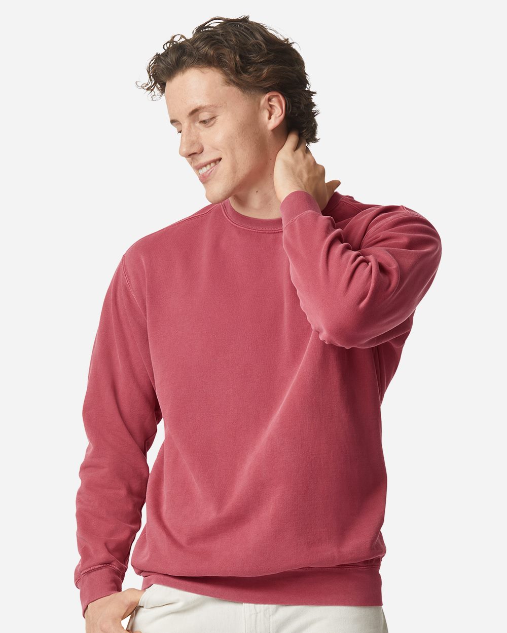 American Apparel Unisex Garment-Dyed Crewneck Sweatshirt - 1566