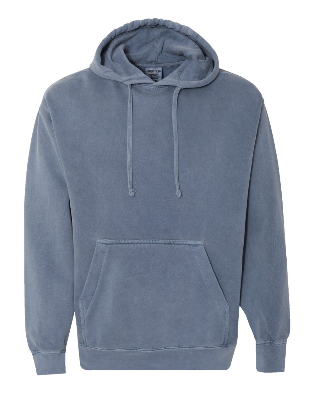 Comfort Colors Unisex Garment-Dyed Hooded Sweatshirt - 1567 Blue Jean