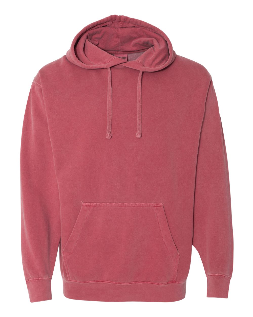 Comfort Colors Unisex Garment-Dyed Hooded Sweatshirt - 1567 Crimson