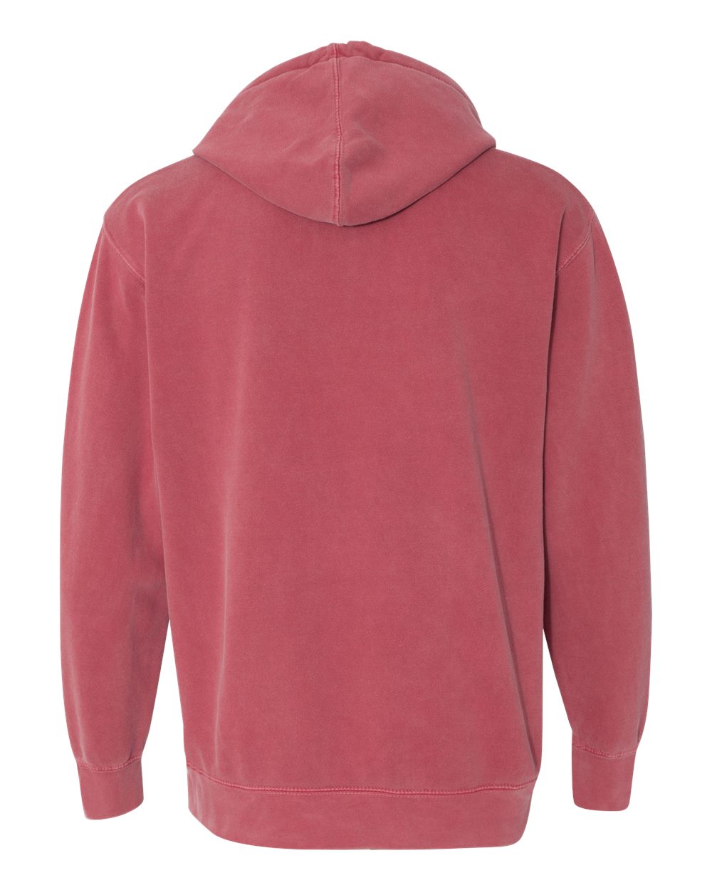Comfort Colors Unisex Garment-Dyed Hooded Sweatshirt - 1567 Crimson