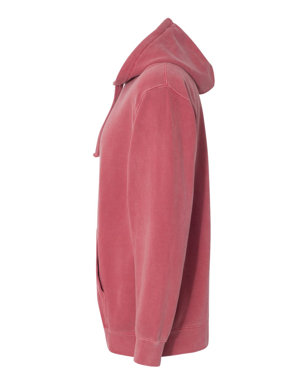 Comfort Colors Unisex Garment-Dyed Hooded Sweatshirt - 1567 Crimson