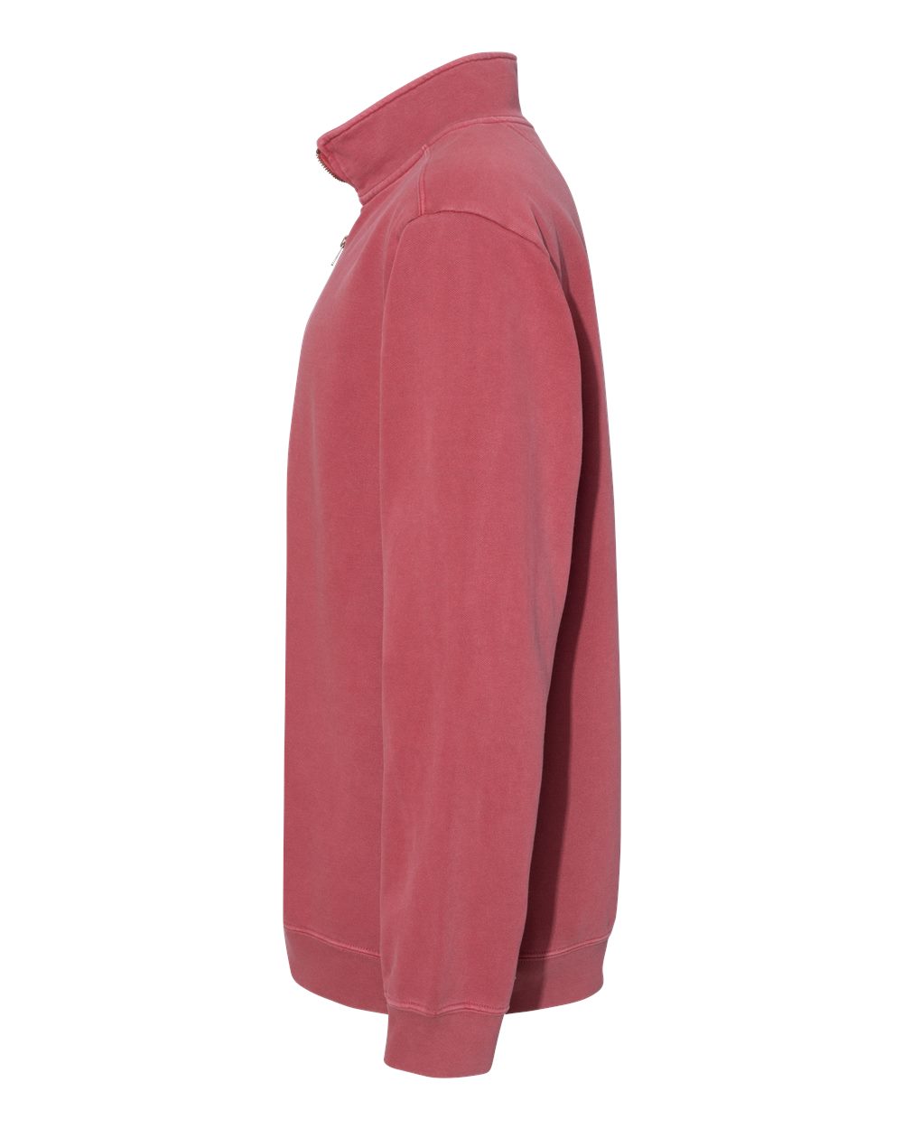Comfort Colors Unisex Garment-Dyed Quarter-Zip Sweatshirt - 1580 Crimson