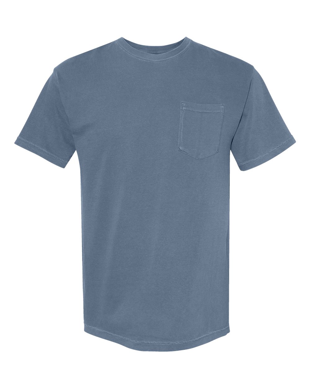 Comfort Colors Unisex Garment-Dyed Heavyweight Pocket T-Shirt - 6030 Blue Jean