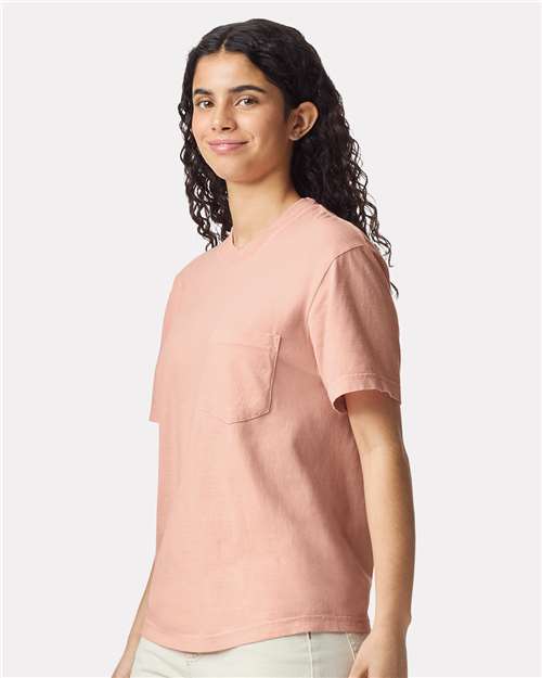 Comfort Colors Unisex Garment-Dyed Heavyweight Pocket T-Shirt - 6030 Peachy
